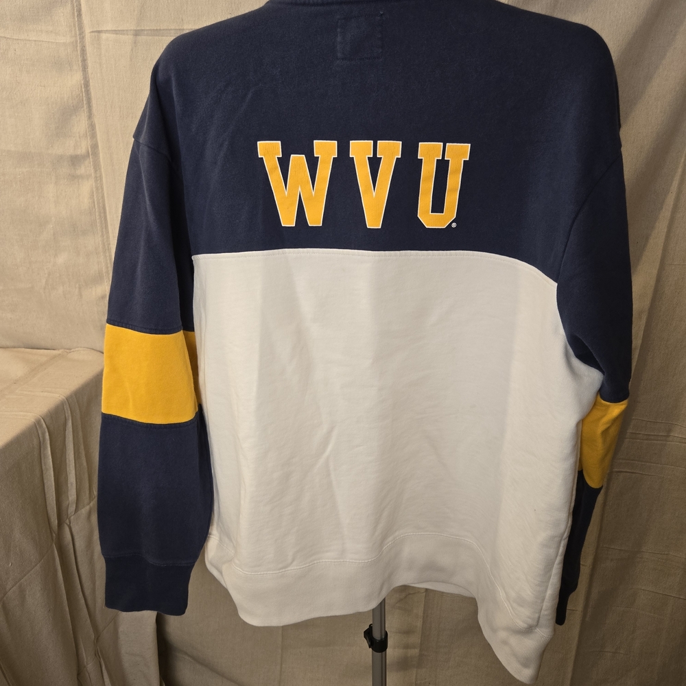 Tailgate WVU West Virginia University 1/4 Zip Pullover Sweatshirt XXL - Picture 4 of 7